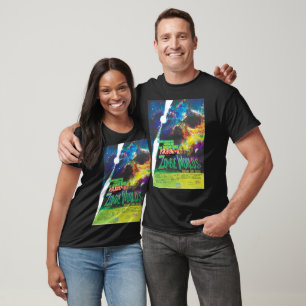 Zombie Worlds Halloween Galaxy of Horrors T-Shirt