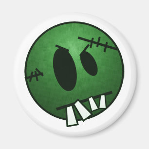 ZOMBIECON FACE - GREEN MAGNET