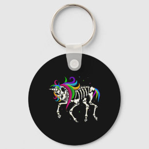 Zombiecorn Zombie Unicorn Halloween Women Girls Ra Key Ring