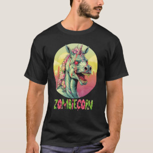 Zombiecorn Zombie Unicorn I Love Brainbows Punk Ha T-Shirt