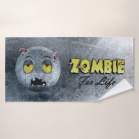 Zombiemoji Vintage bath towel