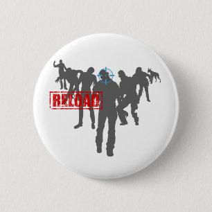 Zombies 6 Cm Round Badge