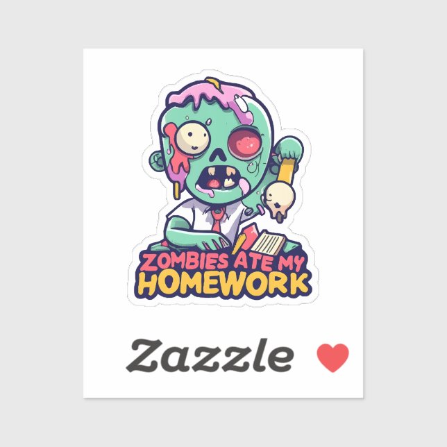 Zombies Ate My Homework (Sheet)