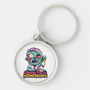 Zombies Ate My Homework Key Ring