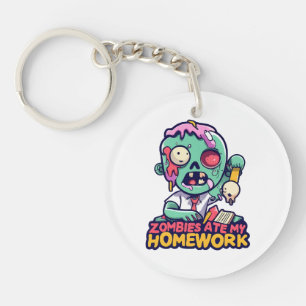 Zombies Ate My Homework Key Ring