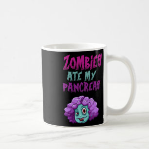 Zombies Ate My Pancreas T1d Type 1 Diabetes Girls Coffee Mug