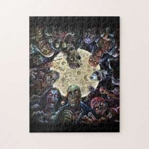 Zombies Attack (Zombie Horde) Jigsaw Puzzle