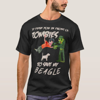 Zombies Beagle Cute Zombie T-Shirt