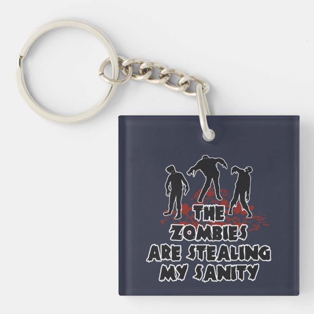 Zombies custom colour key chain (Front)