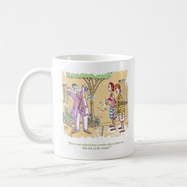 Zombies Dress Better mug (Left)