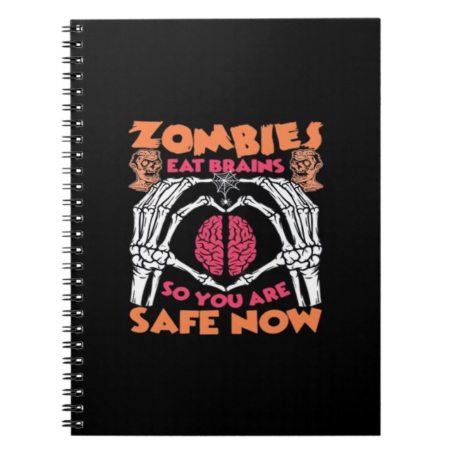 Zombies Eat Brains Classic Notebook (Front)