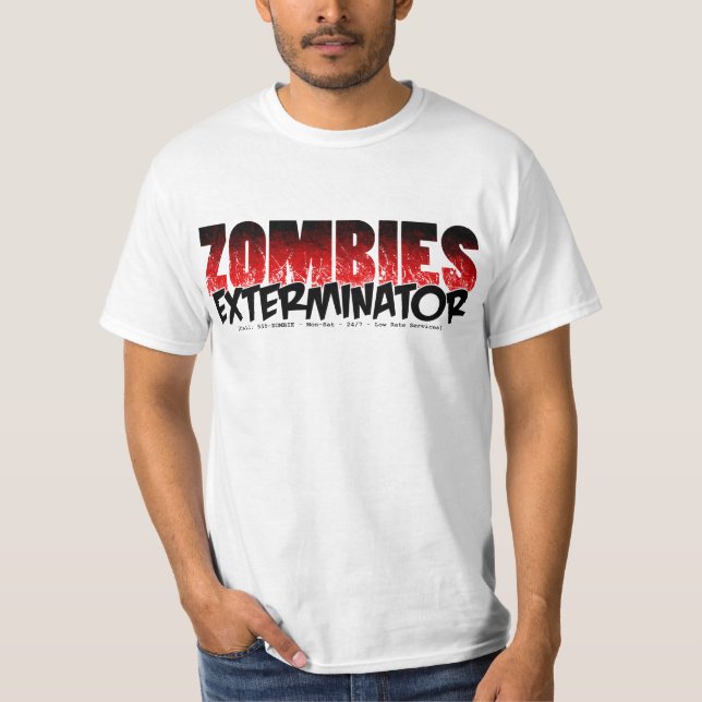Zombies exterminator T-Shirt (Front)