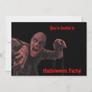 Zombies Halloween Party Invitation