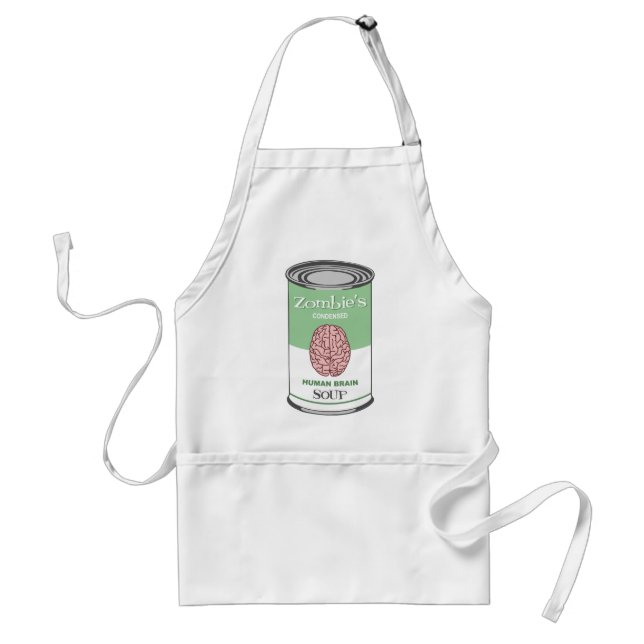 Zombie's Human Brain Soup Standard Apron (Front)