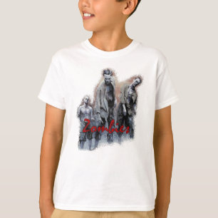 Zombies kids ringer shirt