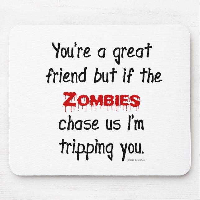 Zombies Mouse Pad (Front)