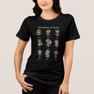 Zombies of Asia Tri-Blend Shirt