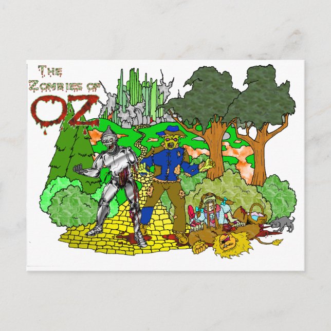 Zombies of OZ Postcard (Front)