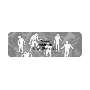 ZOMBIES RETURN ADDRESS LABEL