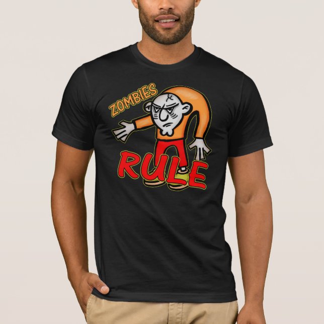 Zombies Rule T-shirts (Front)