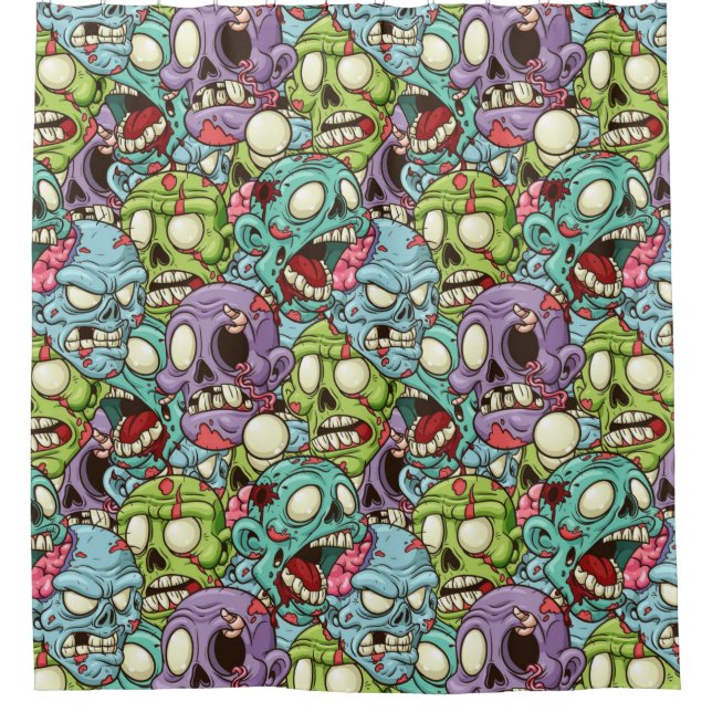 Zombies! Shower Curtain (Front)