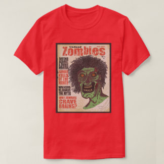 ZOMBIES - The Magazine Black Boarder T-Shirt