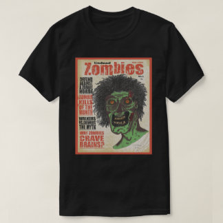 ZOMBIES - The Magazine Red Boarder T-Shirt