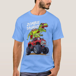 Zombiesaurus Dinosaurrex Riding 2 T-Shirt