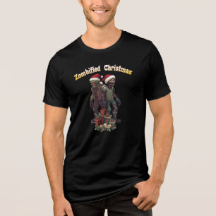 Zombified Christmas Tri-Blend Shirt