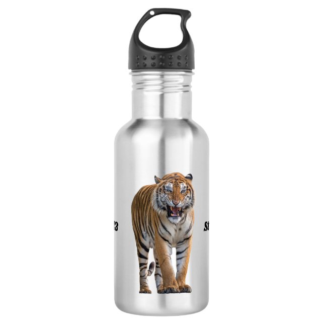Zone_413 Tiger 18 oz Water Bottle (Front)