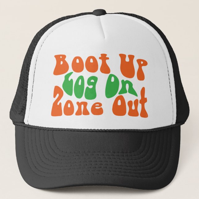 Zone Out! Trucker Hat (Front)
