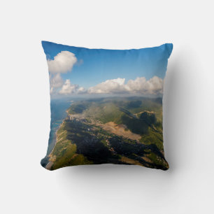 Zonguldak, Aerial, Black Sea Coast Of Turkey Cushion