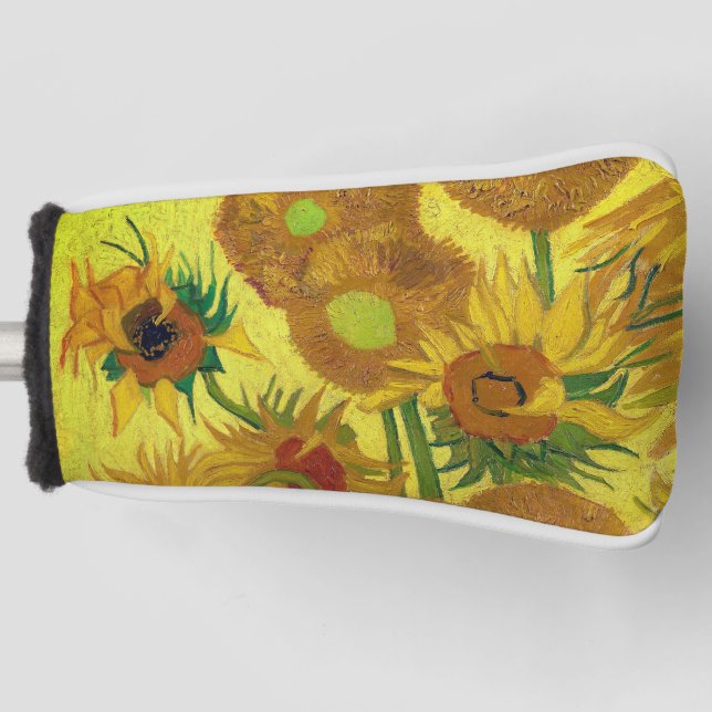 Zonnebloemen (Van Gogh) Golf Head Cover (Front)