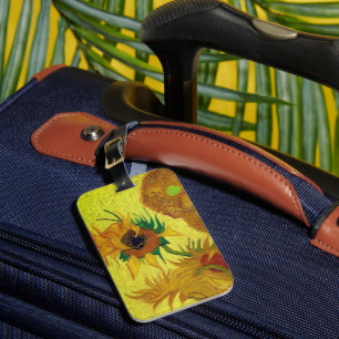 Zonnebloemen (Van Gogh) Luggage Tag