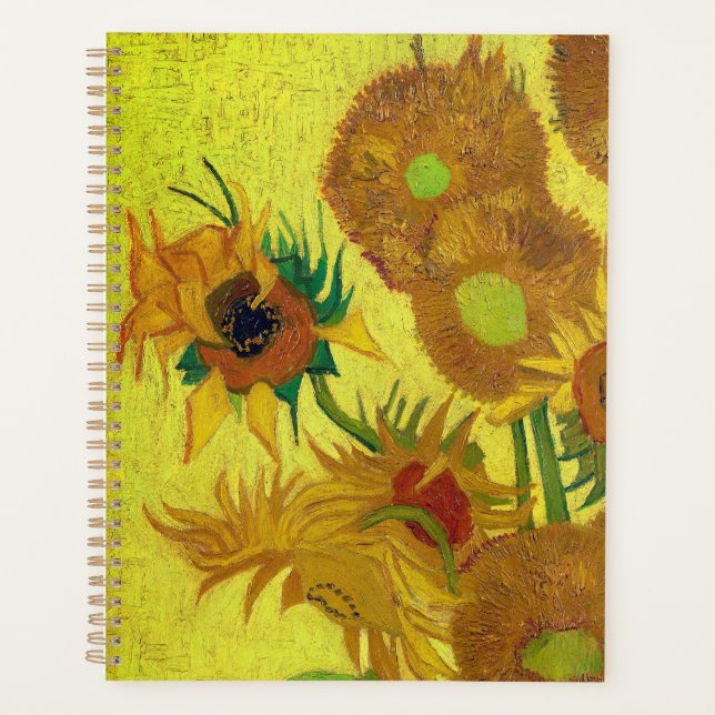 Zonnebloemen (Van Gogh) Planner (Front)