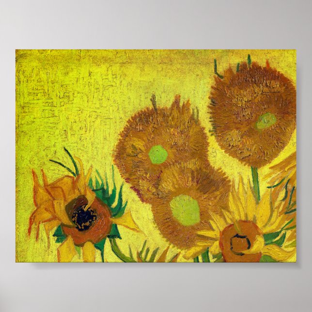 Zonnebloemen (Van Gogh) Poster (Front)