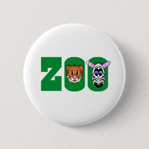 ZOO 6 CM ROUND BADGE