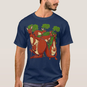 Zoo Animal Australian Outback Marsupial Kangaroo T-Shirt