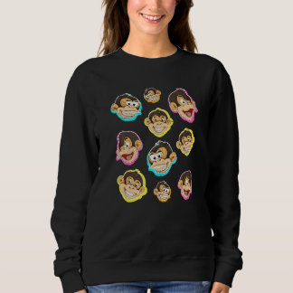 Zoo Animal Chimpanzee Cute Monkey Sweatshirt