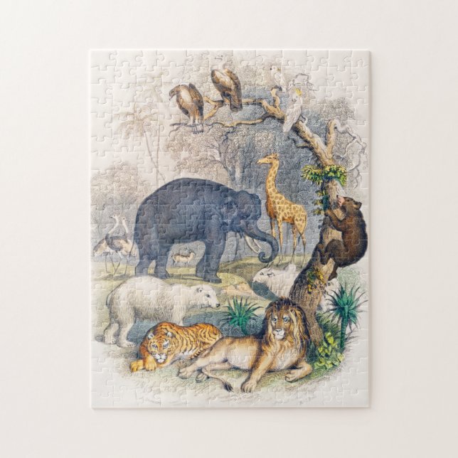 zoo, animal, cute, animals, nature, wildlife kids jigsaw puzzle (Vertical)