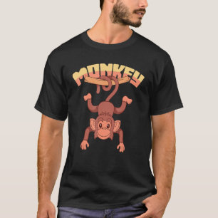 Zoo Animal Monkey Chimpanzee Cute Monkey T-Shirt
