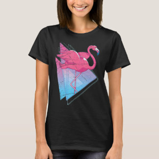 Zoo Animal Tropical Bird 80s Vaporwave Aesthetic F T-Shirt