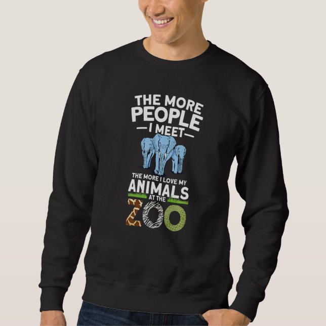 Zoo Animal Zookeeper Sweatshirt (Front)