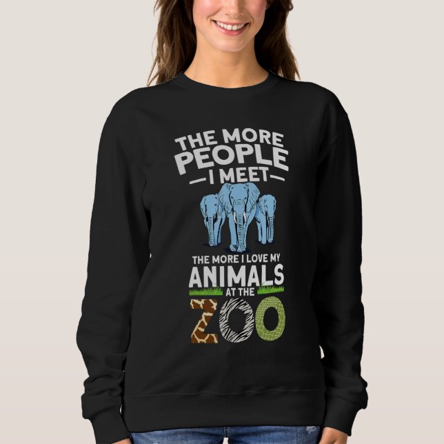 Zoo Animal   Zookeeper Sweatshirt (Front)