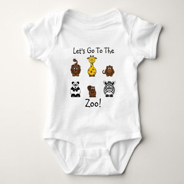 Zoo Animals Baby & Children's T-Shirt Baby Bodysuit (Front)
