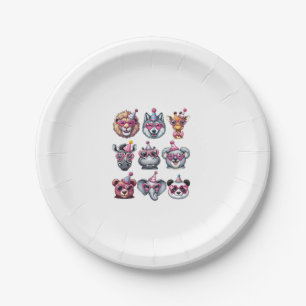 Zoo Animals Birthday Party Wildlife Lovers Boys Gi Paper Plate