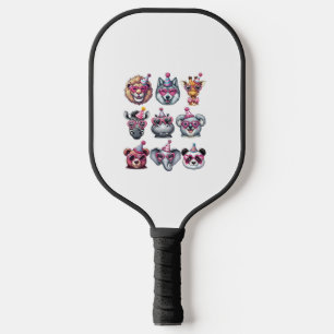 Zoo Animals Birthday Party Wildlife Lovers Boys Gi Pickleball Paddle
