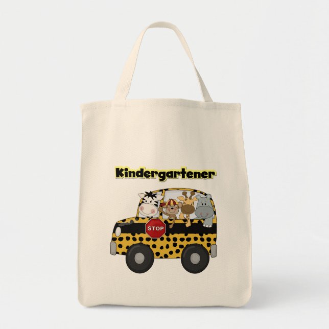 Zoo Animals Kindergartener Tote Bag (Front)