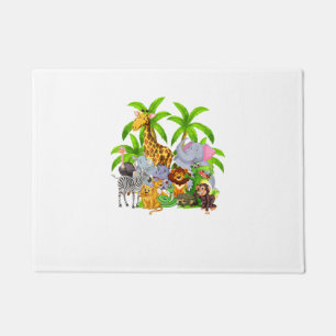 Zoo Animals Safari Wildlife Birthday Party A Day A Doormat