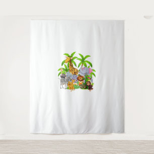 Zoo Animals Safari Wildlife Birthday Party A Day A Tapestry